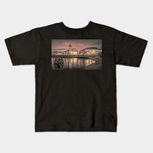 Cardiff Bay Dusk#5 Kids T-Shirt